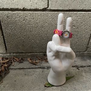 Vintage. Japanese, Pink Hello Kitty Rubber Watch